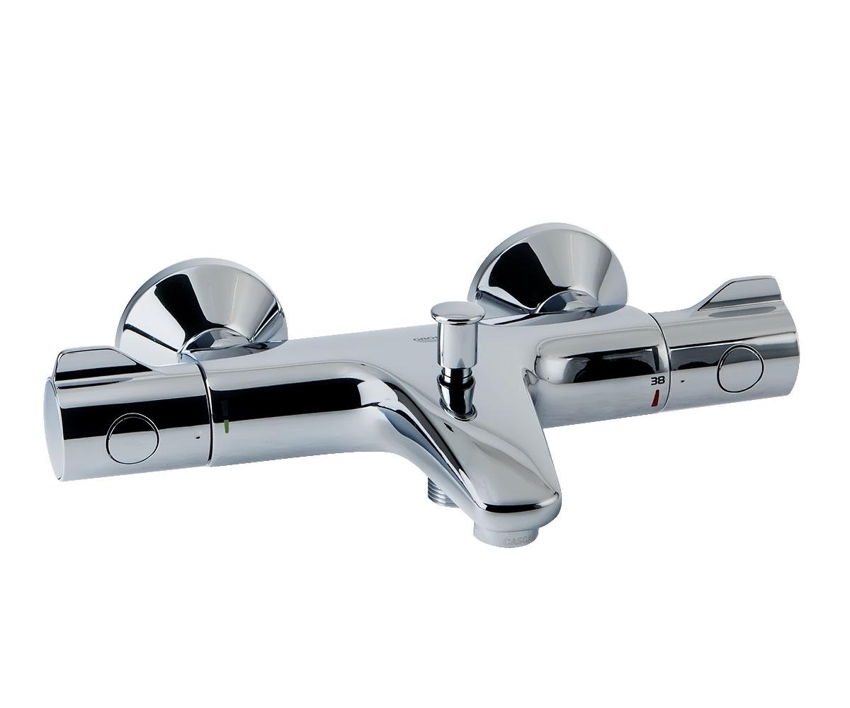 Смеситель термостат Grohe GROHTHERM 800 для ванны 34567000 горячая вода слева - фото 3 - id-p1201174099