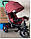 Crosser T 350 ECO NEW дитячий триколісний темно-сірий велосипед, фото 5