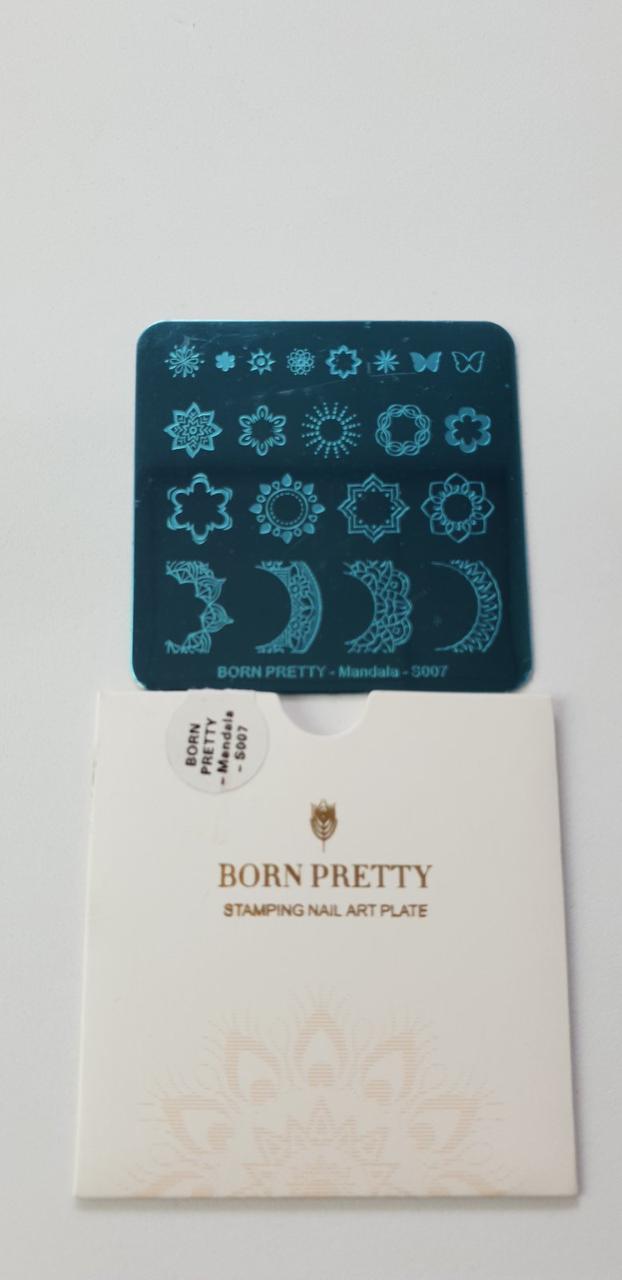 Пластина для стемпинга (друк на нігтях) Born Pretty Mandala S-007