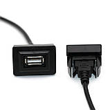 Кабель переходник USB на USB UC-1 (2.0 USB) Сamry Yaris Highlander Prius Ralink Corolla Vios Reiz Prado RAV4, фото 4