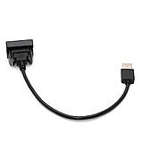 Кабель переходник USB на USB UC-1 (2.0 USB) Сamry Yaris Highlander Prius Ralink Corolla Vios Reiz Prado RAV4, фото 3