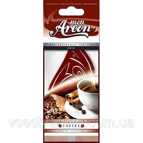 Осв.повітря AREON сухий листок "Mon" Coffee/Кава (10) (MA 25)