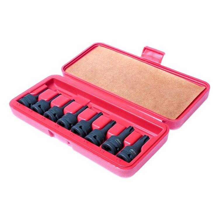 Набір головок ударних TORX T25-T60 1/2" 8ед. J408T JTC