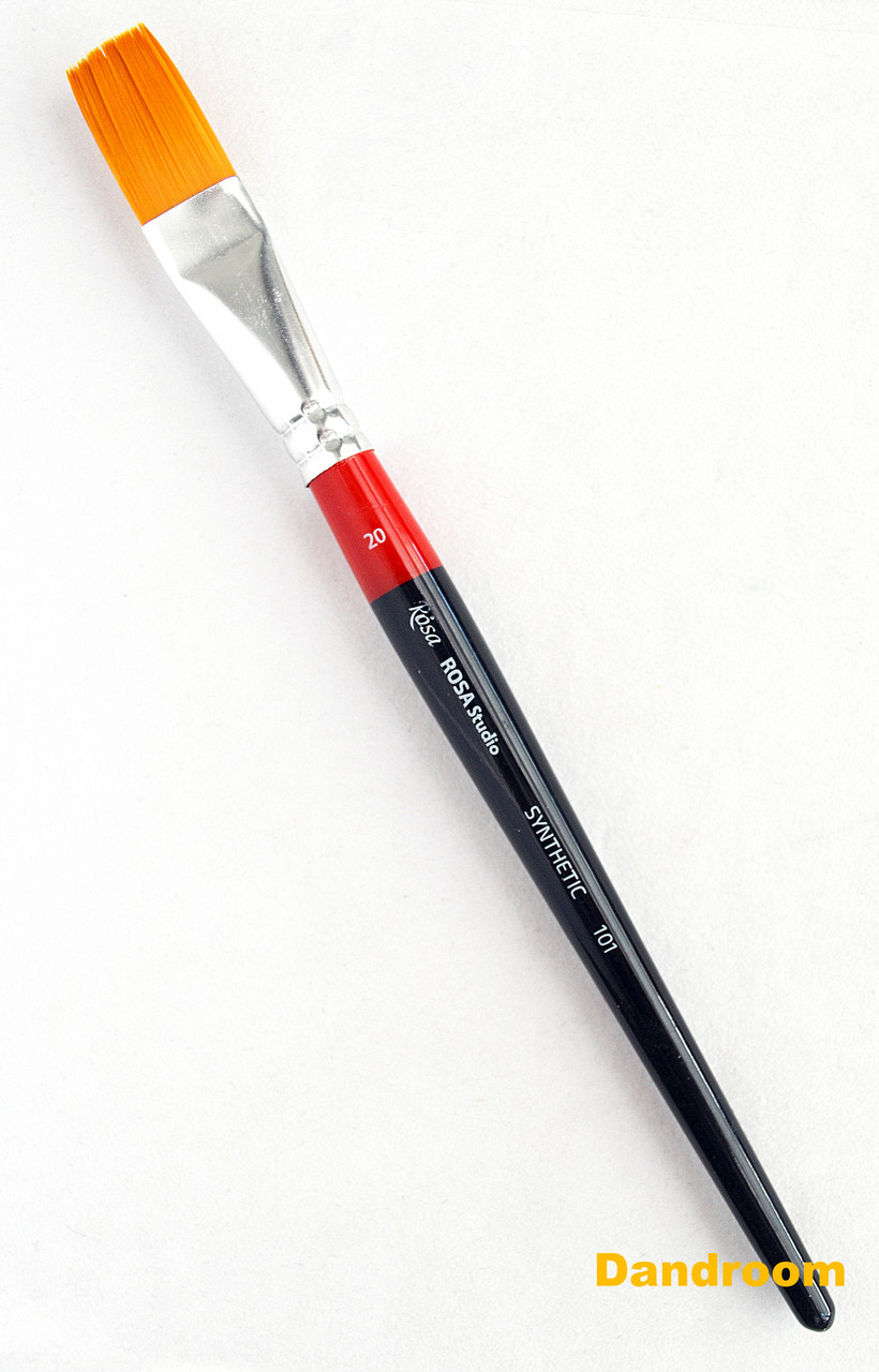 Синтетика плоска, № 20, к. р. пензель ROSA Studio, фото 1