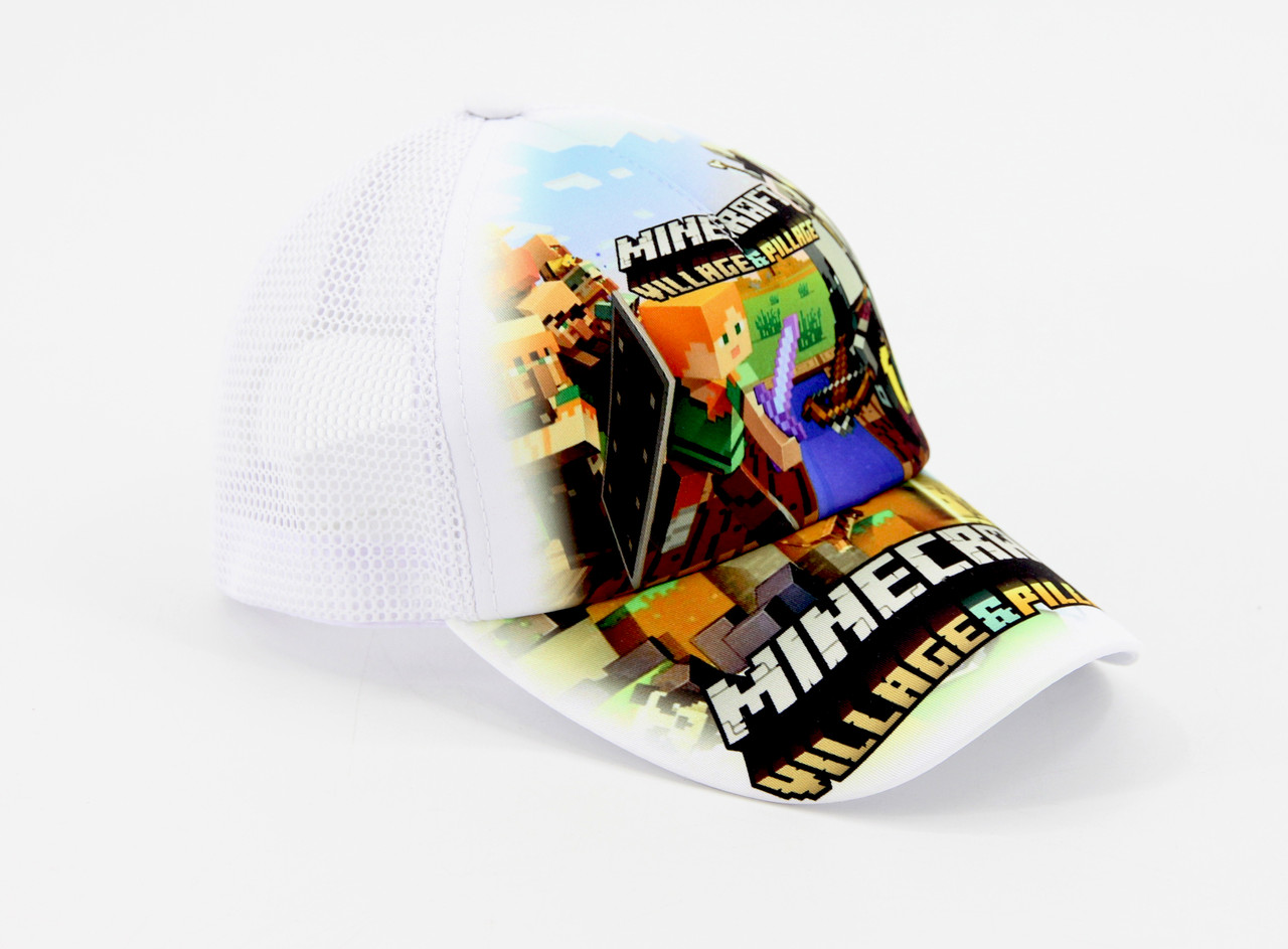 Бейсболка дитяча на сітці M&JJ Розмір 52-54 см Білий 18009, фото 1