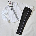 Дитячі класичні шкільні штани для дівчаток 5-10 років чорного кольору, фото 2