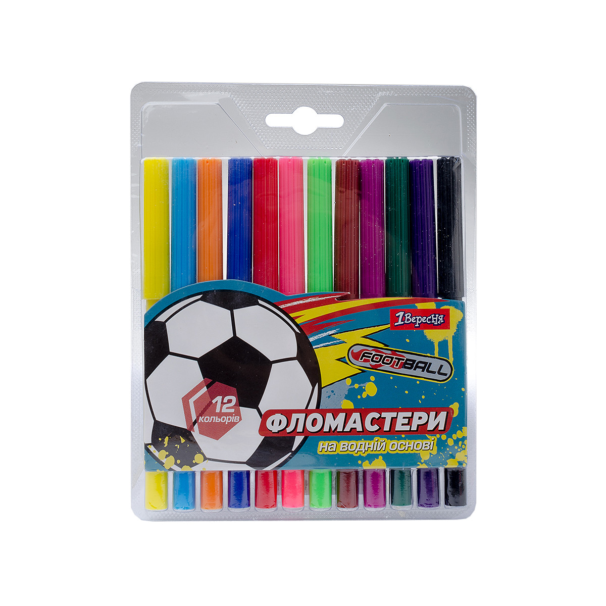 Фломастери 1 Вересня 12 цв. "Football Team"