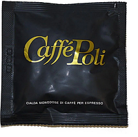 Кофе в чалдах монодозах Caffe Poli Nera 100шт Италия кофе в таблетках Поли Неро