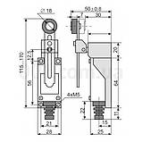 Кінцевий вимикач для комутації електричного ланцюга ME-8108, фото 6
