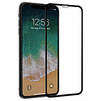 Защитное стекло 4D для iPhone X Black