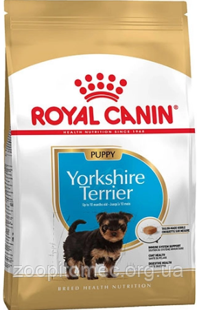 Корм для цуценят Royal Canin (Роял Канін) YORKSHIRE TERRIER JUNIOR йоркширський тер'єр, 7,5 кг Акція, фото 1