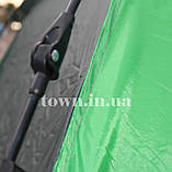 Намет туристичний (автоматичний), 4-х місцева,водонепроникна, для риболовлі і кемпінгу. Зелена, фото 9