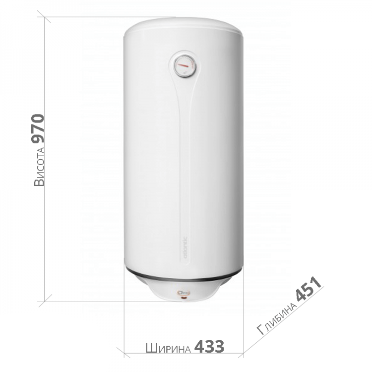 Бойлер електричний Atlantic Opro Profi VM 100 D400-1-M