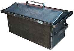 Коптильня гарячого копчення сталева велика