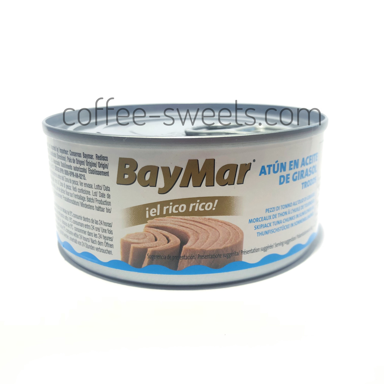 Тунець у олії BayMar tun en aceite de girasol trozos 160 g