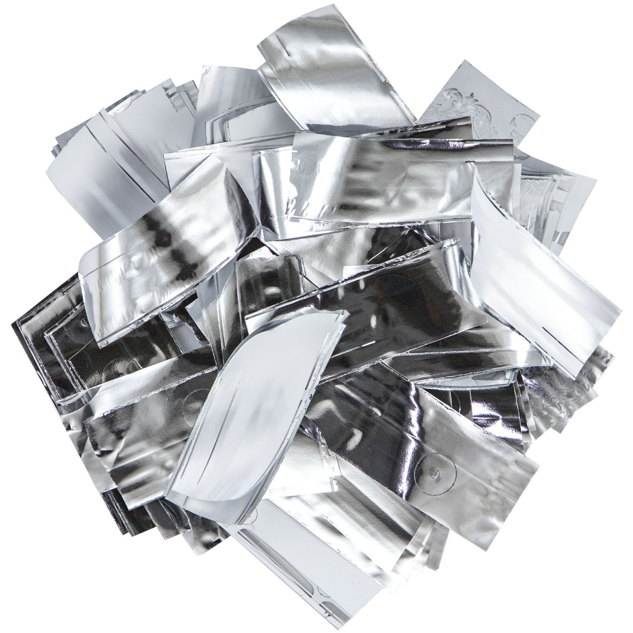 Конфетті-Метафан ЛК608 Срібно-Білий 2х6 1кг, фото 1