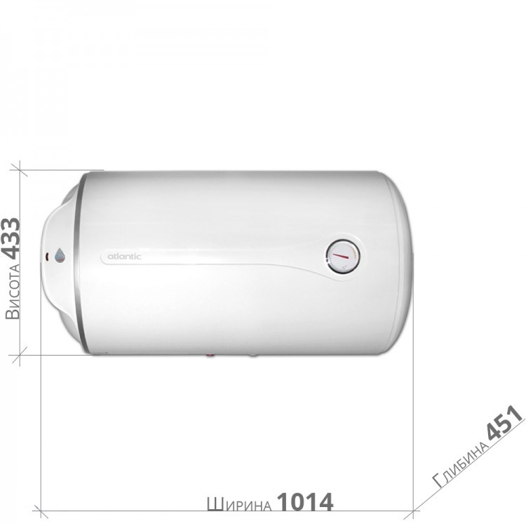 Бойлер електричний Atlantic Opro Horizontal HM 100 D400-1-M