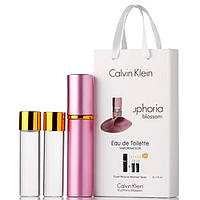 Женский мини парфюм Calvin Klein Euphoria Blossom, набор 3х15 мл