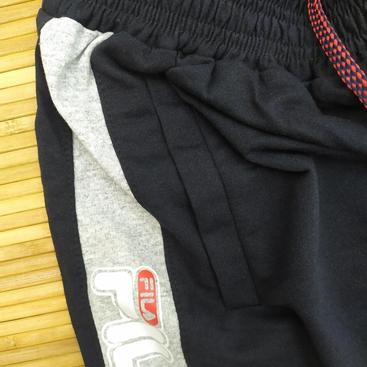 Мужские спортивные штаны с манжетом F, размеры 46-54, черные с полосой СМ0115/04,20013943 - фото 7 - id-p1200485168