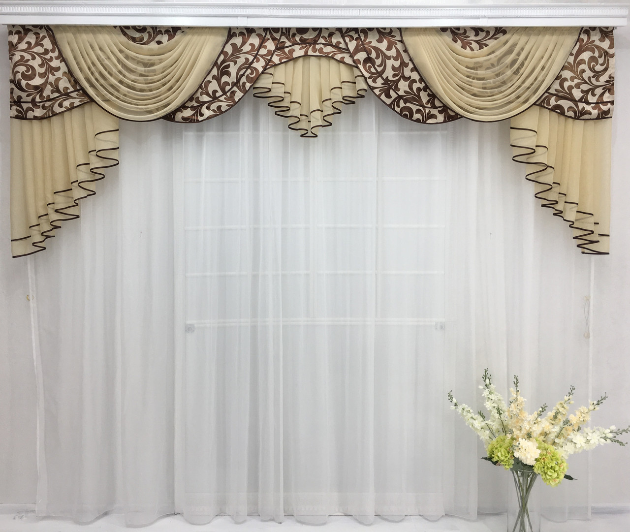 Готовий ламбрекен "Клеопатра" No2, 3 метри