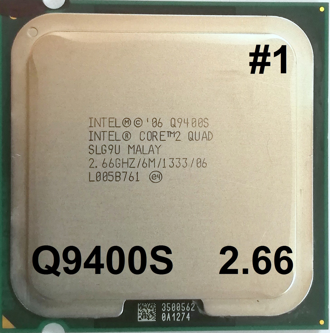 Процессор ЛОТ #1 Intel Core 2 Quad Q9400S R0 SLG9U 2.66GHz 6M Cache 1333 MHz FSB Soket 775 Б/У