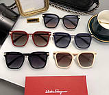 Брендові жіночі сонцезахисні окуляри SF (1219) сині, фото 2