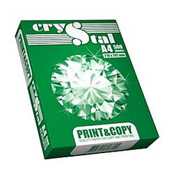 Папір офісний Crystal print & copy, А4, 75г/м2, 500арк, клас C