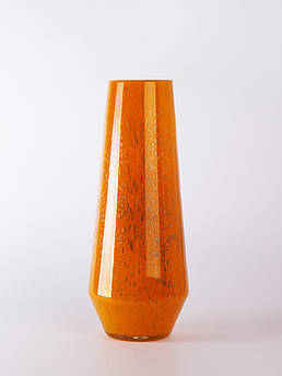 Ваза скляна помаранчева дизайнерська Bets