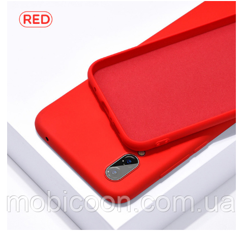 Чохол Silicon Case для Xiaomi Redmi 7A червоний (ксиоми редмі 7а), фото 1