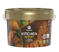 Краска акриловая Eskaro Akzent Kitchen шелковистый мат белый TR 2.7 л