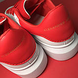 Жіночі кросівки Alexander McQueen White Red, кросівки олександр маккуїн, фото 8