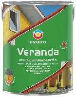 Масляная краска Eskaro Veranda для окрашивания наружных деревянных поверхностей белая 2.85 л