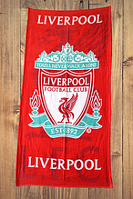 Пляжний рушник ФК "Ліверпуль" з логотипом улюбленого футбольного клубу