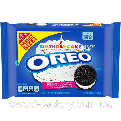 Печенье Oreo Birthday Cake 482g, фото 1
