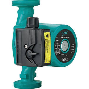 Насос циркуляційний 150 Вт Hmax 7м Qmax 67 л/хв Ø11⁄2" 180 мм + гайки Ø1" LEO 3.0 (774442), фото 1