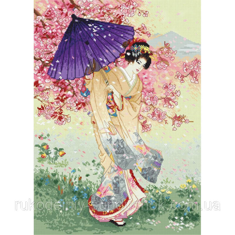Набор для вышивания крестом TM "LetiStitch" Cherry tree of dreams LETI 953