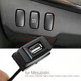Кабель перехідник USB на USB UC-1 (USB 2.0) Mitsubishi ASX Lancer, Outlander Pajero Eclipse, фото 2