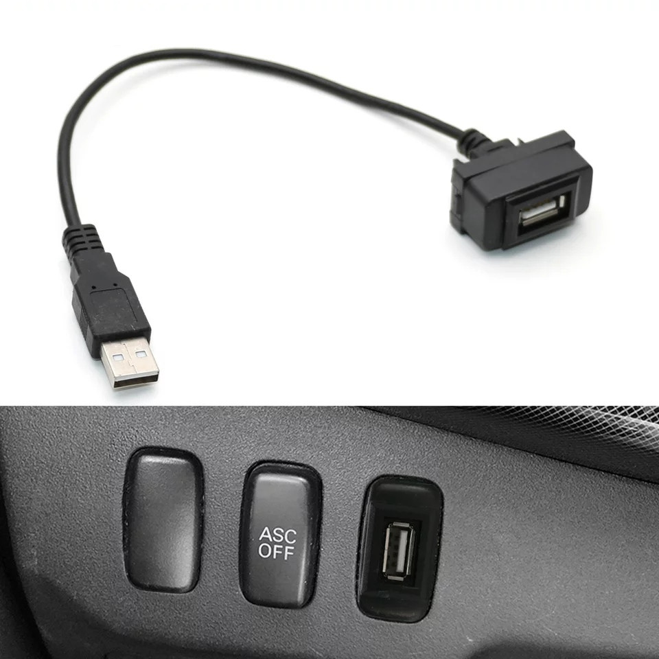 Кабель перехідник USB на USB UC-1 (USB 2.0) Mitsubishi ASX Lancer, Outlander Pajero Eclipse, фото 1