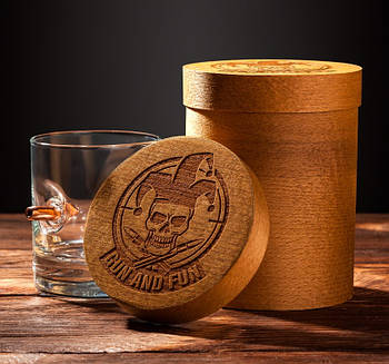 Стакан для віскі з кулею 7.62 мм (300 мл)