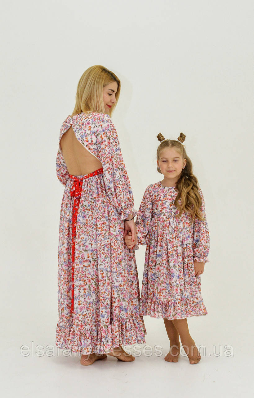 FAMILY LOOK платья мама дочка "Provance" - фото 2 - id-p1201524331