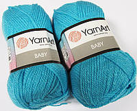 Пряжа Baby 50гр - 150м (552 Голубой) YarnArt