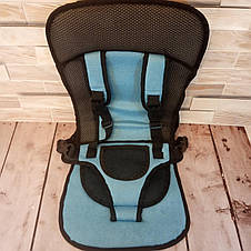 Безкаркасне автокрісло дитяче крісло для авто Mylti Function Car Cushion Синій (Живе фото), фото 3