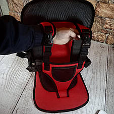 Безкаркасне автокрісло дитяче крісло для авто Mylti Function Car Cushion червоний (Живе фото), фото 2