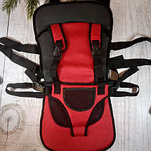 Дитяче авто крісло MULTIFUNCTION CAR CUSHION Червоне (реальне фото), фото 2
