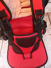 Безкаркасне автокрісло дитяче крісло для авто Mylti Function Car Cushion Червоний (Живе фото), фото 2