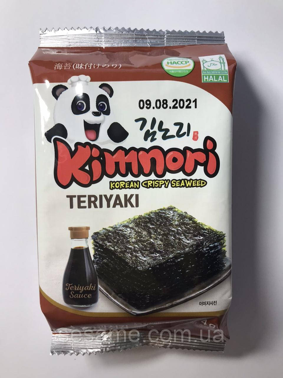 Чипси норі снек KimNori Teriyaki 4,5 г (Корея)