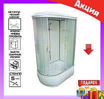 Гідромасажний бокс 120x80 см без електроніки Atlantis AKL 120P (XL) ECO