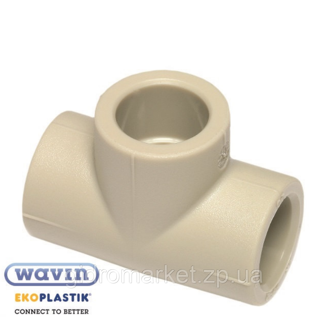 Трійник d 20 Wavin EKOPLASTIK