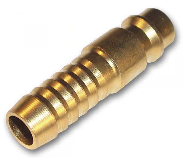 Адаптер з ніпелем на шланг 12,5 мм - латунь, SE2-4PH, фото 1