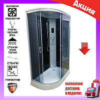 Душова кабіна на дрібному піддоні 120*80 см Atlantis AKL 120P-T(GR)R